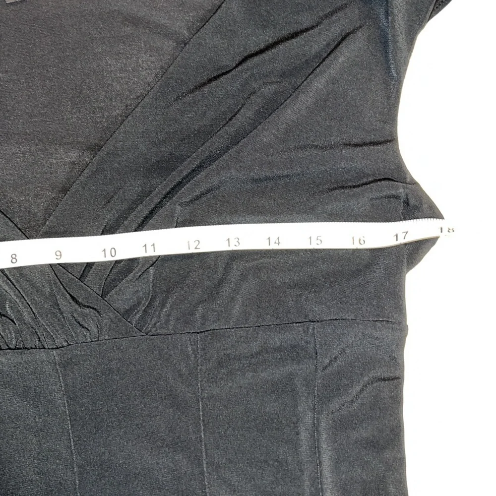 Women’s jersey black dress Forever large - Picture 5 of 5